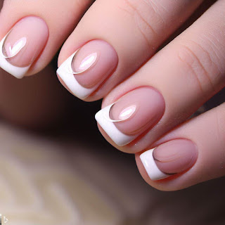 French twist manicure nail art design French twist manicure nail art design