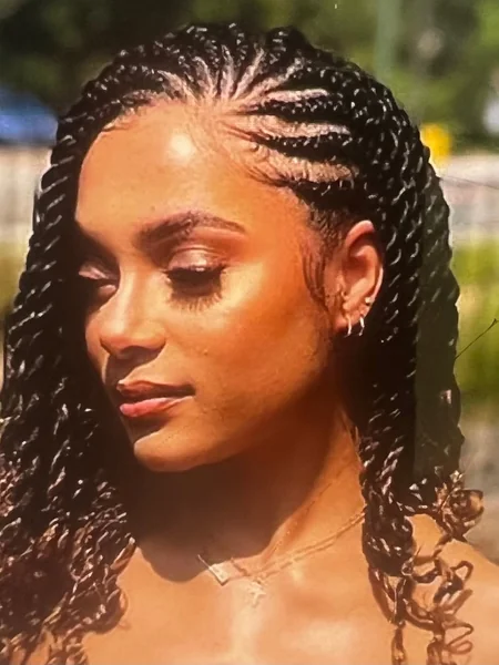 Gorgeous Twists with Braided Front Design