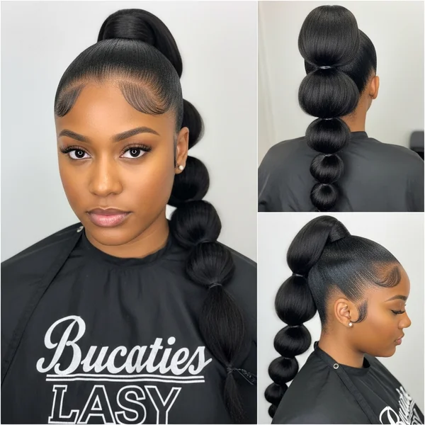 High Ponytail Hairstyles for Black Women Natural Hair