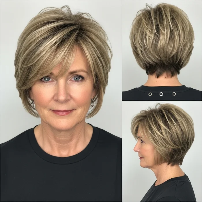 Highlighted Pixie Bob for Hairstyle