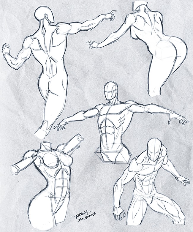 Drawing Poses from Your Imagination - Ram Studios Comics