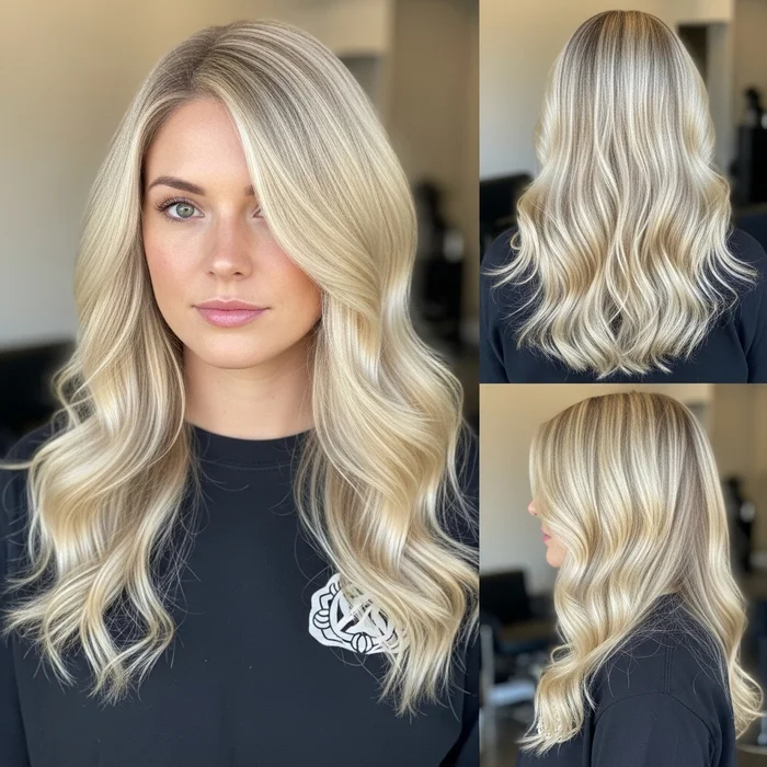 Icy Butter Blonde Waves