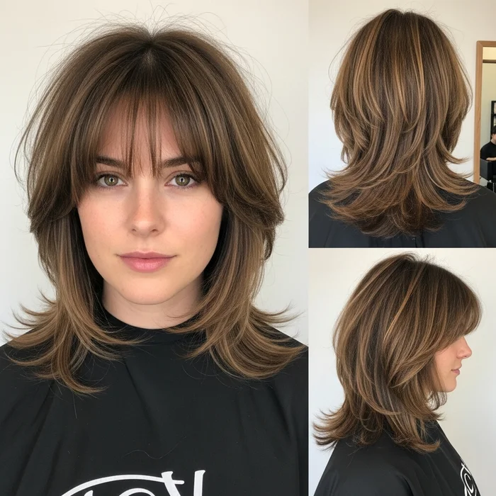 Layered Long Bob For Thick Hair