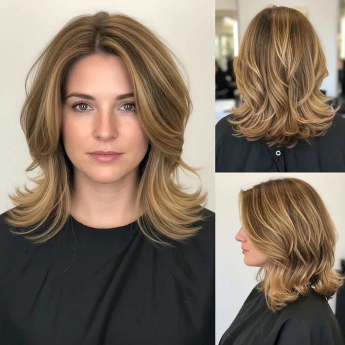 Layered Wavy Long Bob