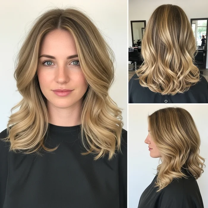 Layered Wavy Long Bob