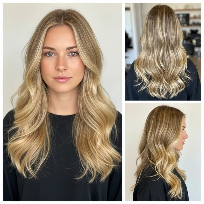 Light Wheat Blonde Waves