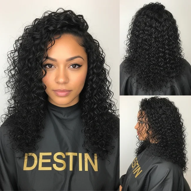 Long 3B Curly Hairstyles