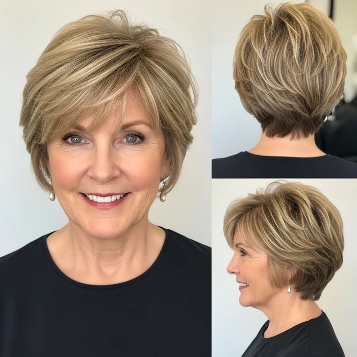 Long Pixie Cut For Women Over 60