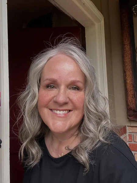Long Silver Shag with Soft Wavy Layers