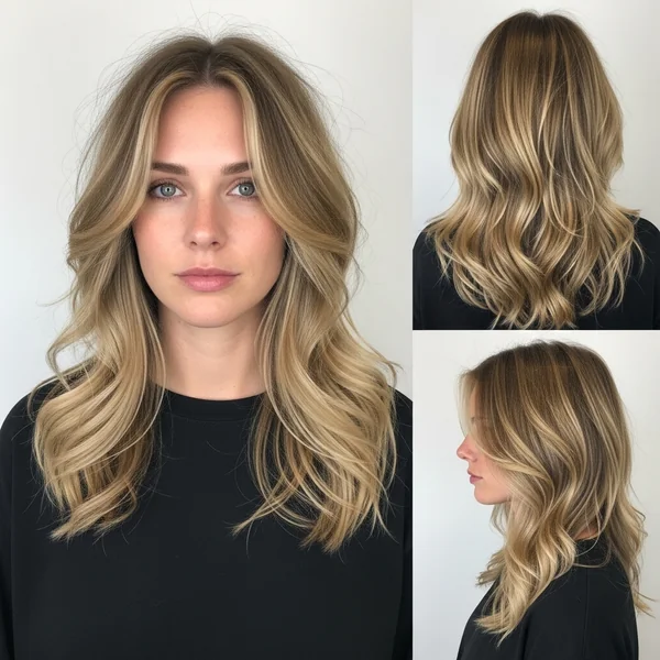Long Wavy Shag Haircut
