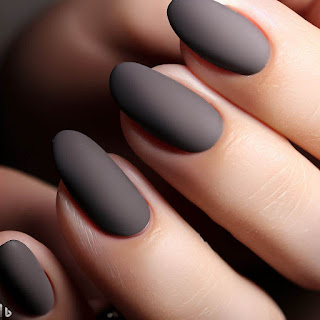 Matte nail polish design Matte nail polish design