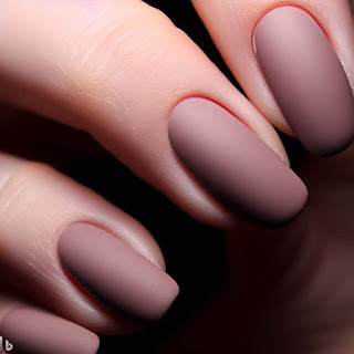 Matte nail polish design Matte nail polish design