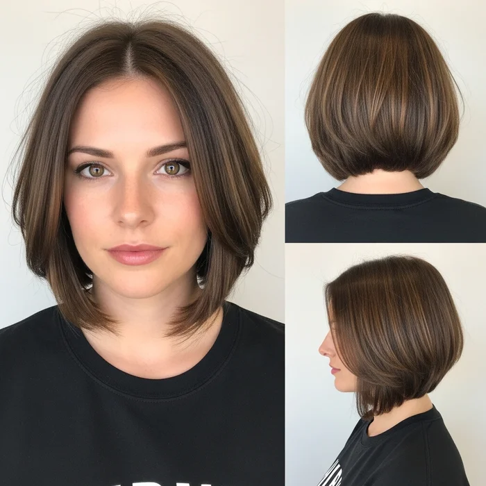 Medium Angled Bob hairstyles