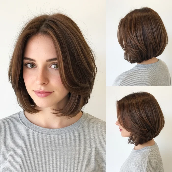 Medium Bob hair styles for Fine Hair