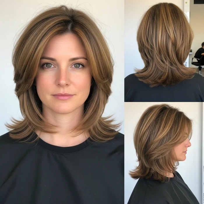 Medium Feathered Bob Hairstyles