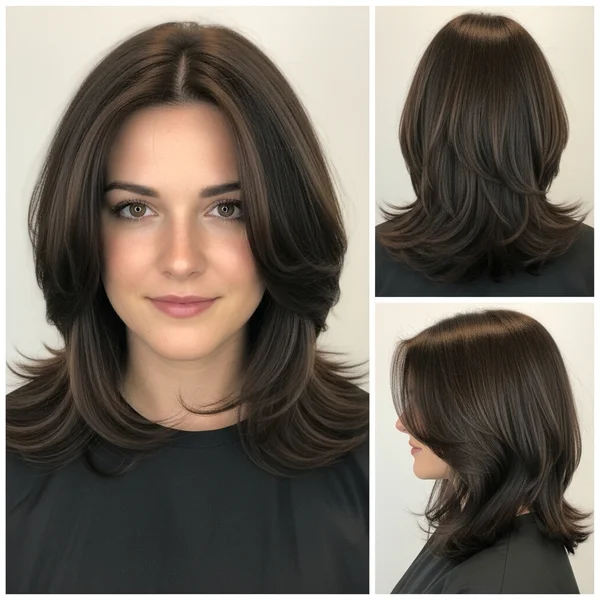For Thick Hair Brunette