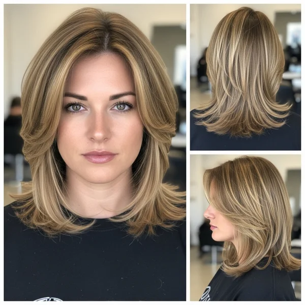 For Thick Hair Round Faces