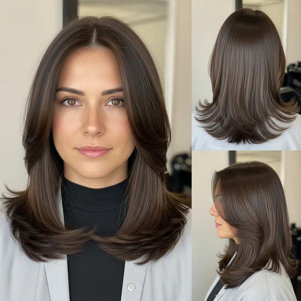 For Thick Straight Brown Hair