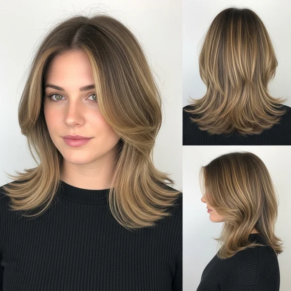 Medium Length Hairstyles For Round Face