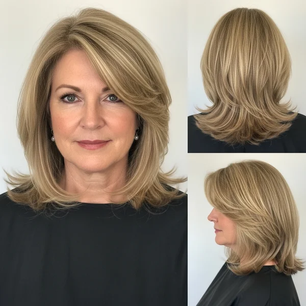 Medium Length Hairstyles Over 50