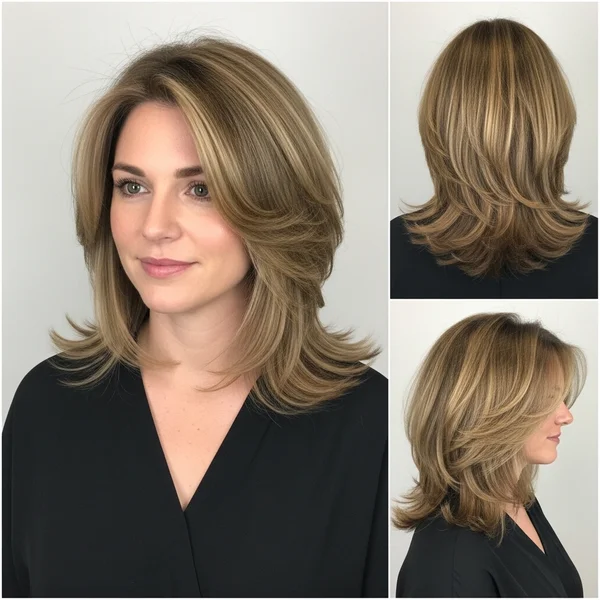 Medium Length Layered Hairstyle