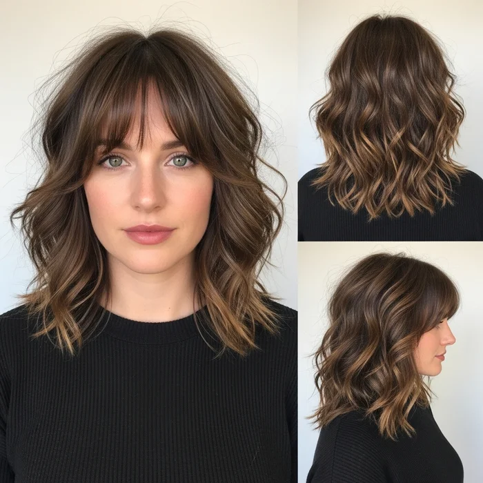 Medium-Length Tousled Curls