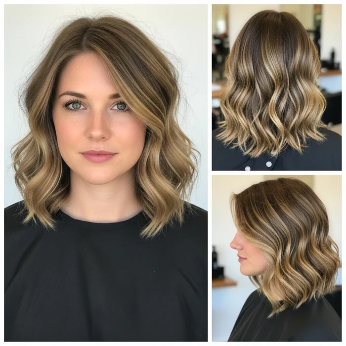 Medium Wavy Bob Hairstyles