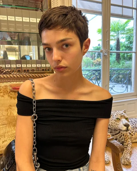 Minimalist Micro-Pixie with Soft Brow Fringe
