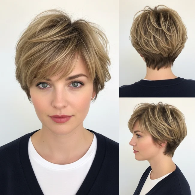 Mixie Pixie Haircut Fine Hair