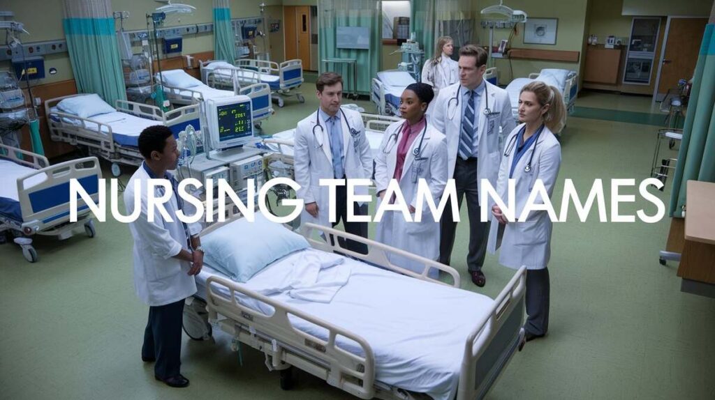  A creative list of nursing team name showcasing teamwork and dedication in healthcare settings.
