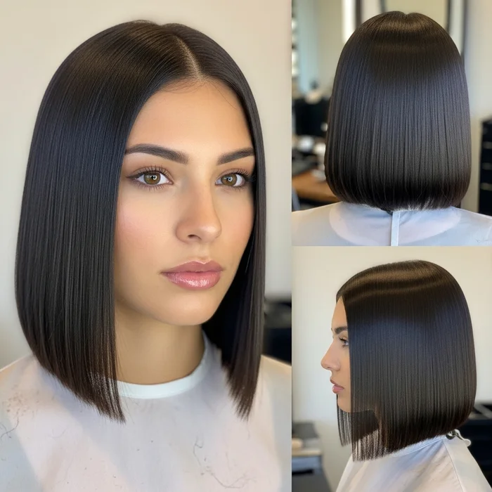 Old Money Bob Haircut Straight