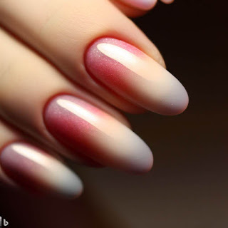Ombre nail art design Ombre nail art design