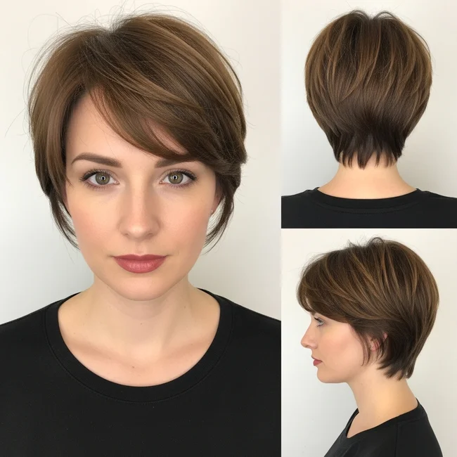 Pixie Bob Haircut for Fine Hair
