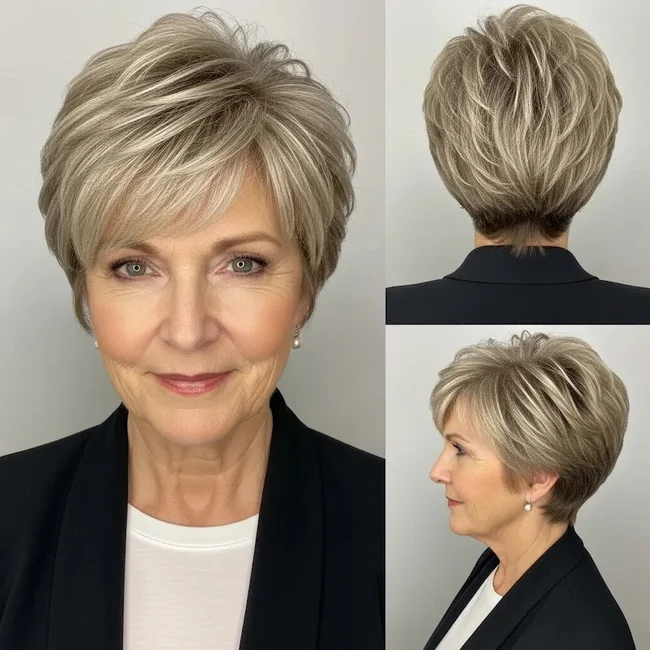 Pixie Cuts Hairstyles for Older Women