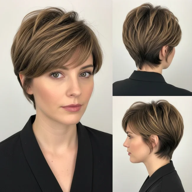 Pixie Haircut Fine Hair Round Face