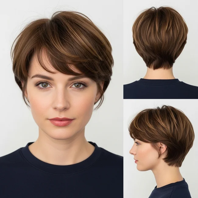 Pixie Haircut For Oval Faces Fine Hair
