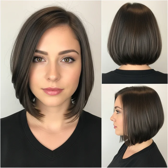 Rounded Angled Bob