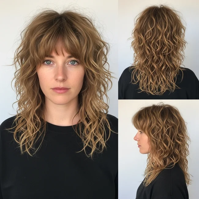 Shag Long Curly Hairstyles