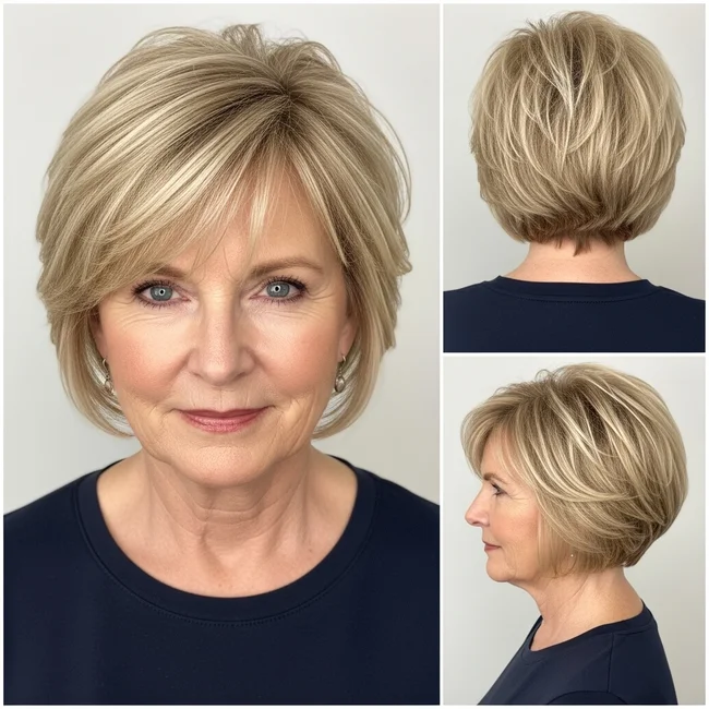 Short Blonde Haircut