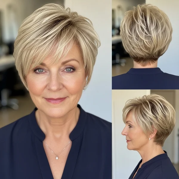 Short Blonde Hairstyles For Thick Hair