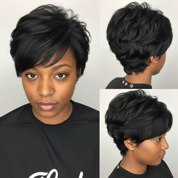 Short Blowout Hairstyles Black Women 4C