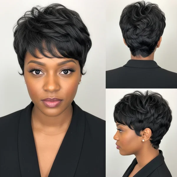 Short Blowout Hairstyles For Black Women