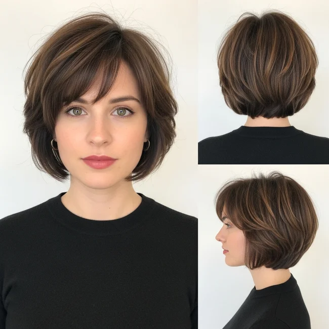 Short Choppy Bob Haircut