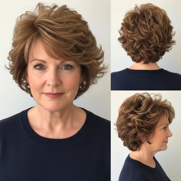 Short Curly Haircuts Over 50
