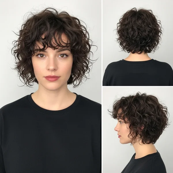 Short Curly Layered Haircuts