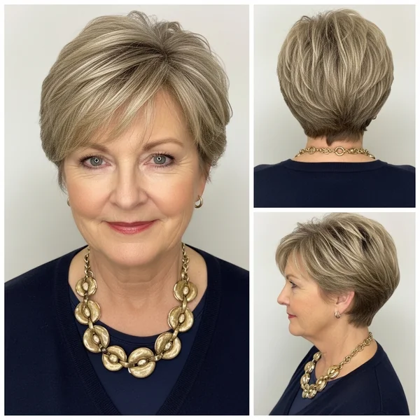 Short Fall Hairstyle For Women Over 60