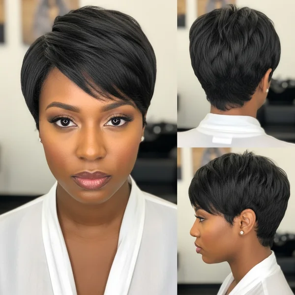 Short Flat Iron Hairstyles For Black Women