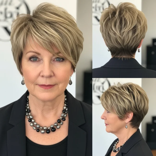 Short Funky Hairstyle