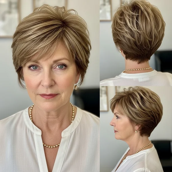 Short Haircuts for Thinning Hair Over 50