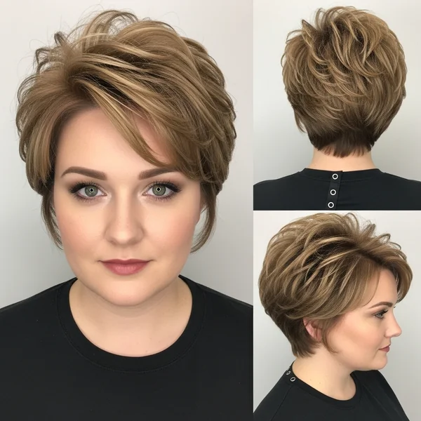 Short Haircuts for Thinning Hair Round Face